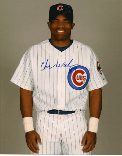 AUTOGRAPHED  CHRIS WALKER - Chicago Cubs photo