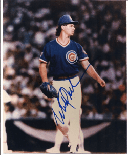 AUTOGRAPHED  MITCH WILLIAMS - Chicago Cubs photo