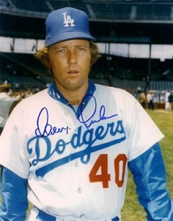 AUTOGRAPHED GEORGE CULVER Los Angeles Dodgers photo