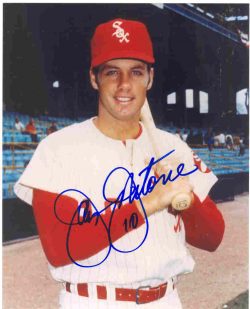 AUTOGRAPHED JAY JOHNSTONE 8x10 Chicago White Sox Photo