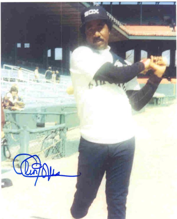 AUTOGRAPHED SIGNED photo CLEON JONES White Sox