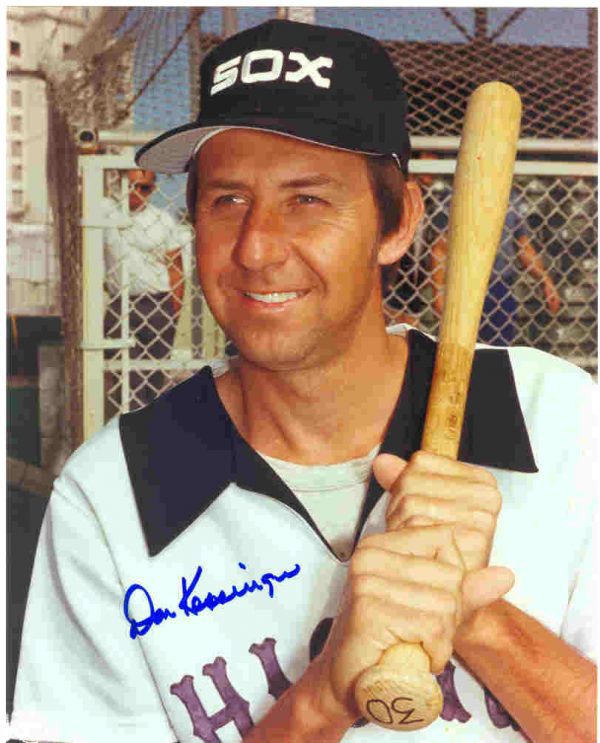 AUTOGRAPHED DON KESSINGER 8x10 Chicago White Sox Photo