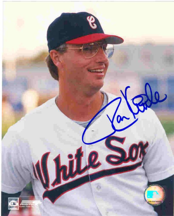 AUTOGRAPHED RON KITTLE 8x10 Chicago White Sox Photo