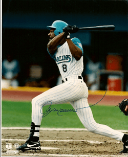 Autographed HOF ANDRE DAWSON Florida Marlins photo