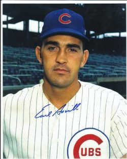 AUTOGRAPHED EARL AVERILL 8x10 Chicago Cubs Photo