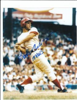 AUTOGRAPHED BERNIE CARBO 8x10 Cincinnati Reds Photo