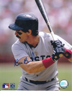 AUTOGRAPHED SIGNED photo BILL BUCKNER Boston Red Sox