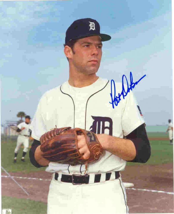 AUTOGRAPHED SIGNED photo PAT DOBSON Detroit Tigers