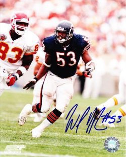 SIGNED AUTOGRAPHED photo WARRICK HOLDMAN Chicago Bears