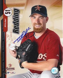 AUTOGRAPHED SIGNED photo TIM REDDING Houston Astros