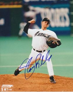 AUTOGRAPHED SHANE REYNOLDS 8X10 Houston Astros Photo