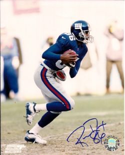Autographed RON DIXON New York Giants photo