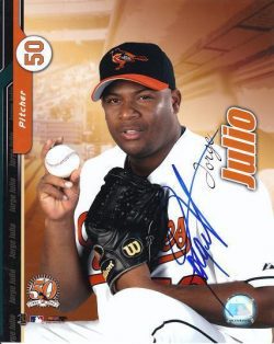 AUTOGRAPHED SIGNED photo JORGE JULIO Baltimore Orioles