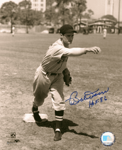 Autographed BOBBY DOERR 8x10 Boston Red Sox Photo