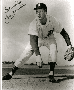 AUTOGRAPHED  photo JIM DONOHOE  Detroit Tigers