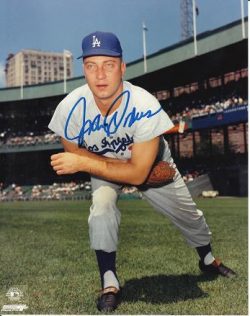 AUTOGRAPHED SIGNED photo JOHNNY PODRES #2 LA Dodgers