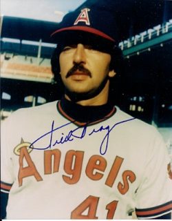 AUTOGRAPHED DICK DRAGO 8X10 California Angels Photo