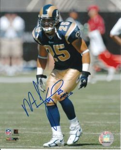 AUTOGRAPHED SIGNED photo MIKE FURREY Rams Lions