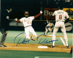 AUTOGRAPHED DAN DRIESSEN 8x10 St. Louis Cardinals photo