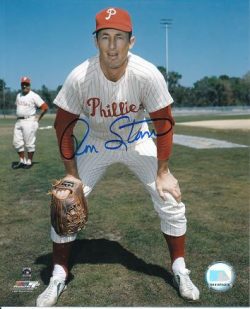AUTOGRAPHED SIGNED photo RON STONE Phillies