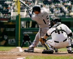 AUTOGRAPHED  photo JIM EDMONDS Milwaukee Brewers