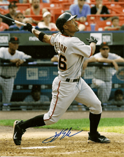 AUTOGRAPHED JASON ELLISON San Francisco Giants Photo