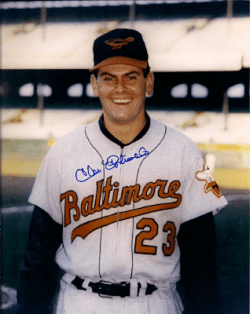 AUTOGRAPHED CHUCK ESTRADA 8x10 Baltimore Orioles Photo