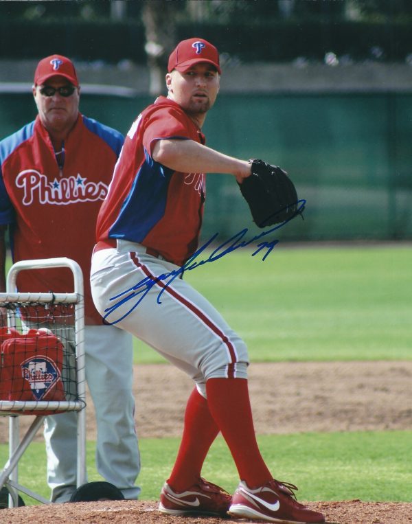 AUTOGRAPHED RYAN FEIERBRAND 8X10 Philadelphia Phillies Photo