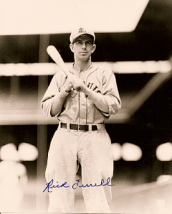 Autographed RICK FERRELL St. Louis Browns photo