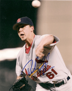 AUTOGRAPHED RANDY FLORES St. Louis Cardinals photo
