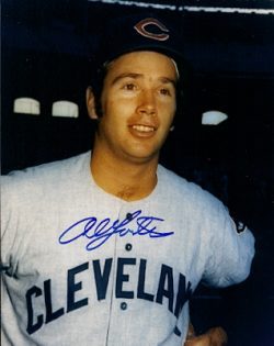 AUTOGRAPHED  photo ALAN FOSTER Cleveland Indians