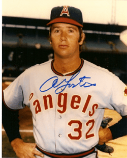 AUTOGRAPHED ALAN FOSTER 8x10 California Angels Photo