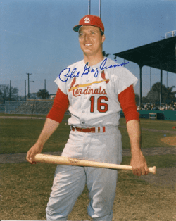 AUTOGRAPHED PHIL GAGLIANO 8x10 St. Louis Cardinals photo