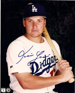 AUTOGRAPHED KARIM GARCIA Los Angeles Dodgers photo