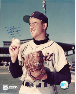 AUTOGRAPHED NED GARVER 8x10 Detroit Tigers Photo