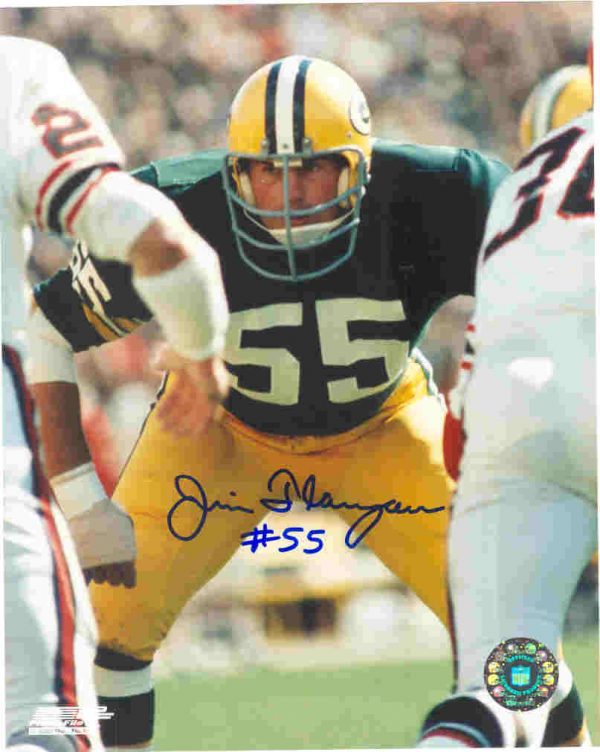 AUTOGRAPHED SIGNED photo JIM FLANIGAN Packers