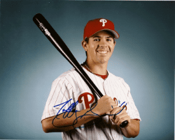 AUTOGRAPHED TUFFY GOSEWISCH 8x10 Philadelphia Phillies Photo