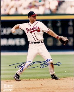 AUTOGRAPHED photo TONY GRAFFANINO Atlanta Braves