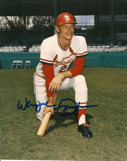 AUTOGRAPHED WAYNE GRANGER St. Louis Cardinals photo