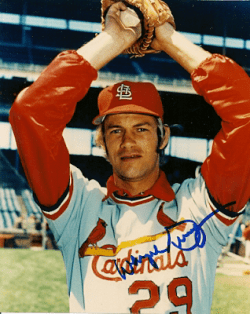 AUTOGRAPHED WAYNE GRANGER St. Louis Cardinals photo