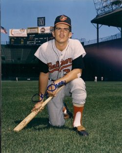 AUTOGRAPHED  photo LARRY HANEY Baltimore Orioles