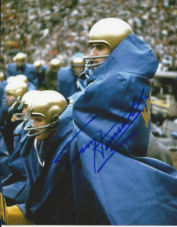 Autographed  Terry Hanratty  Notre Dame 8x10 Photo