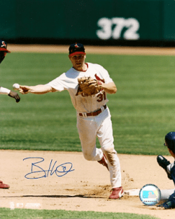 AUTOGRAPHED BO HART 8x10 St. Louis Cardinals photo