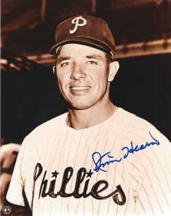 AUTOGRAPHED JIM HEARN 8X10 Philadelphia Phillies Photo