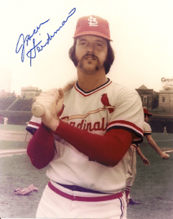 AUTOGRAPHED JACK HEIDEMANN St. Louis Cardinals photo