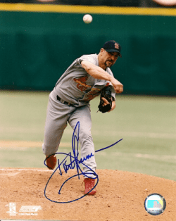 AUTOGRAPHED DUSTIN HERMANSON 8x10 St. Louis Cardinals photo