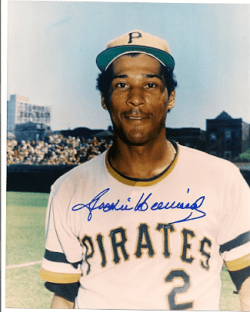 AUTOGRAPHED JACKIE HERNANDEZ 8x10 Pittsburgh Pirates Photo