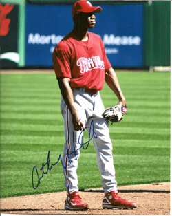 AUTOGRAPHED  photo ANTHONY HEWITT Phillies
