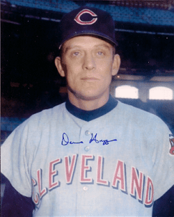 AUTOGRAPHED  photo DENNIS HIGGINS Cleveland Indians
