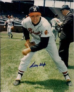AUTOGRAPHED photo BILLY HOEFT Milwaukee Braves